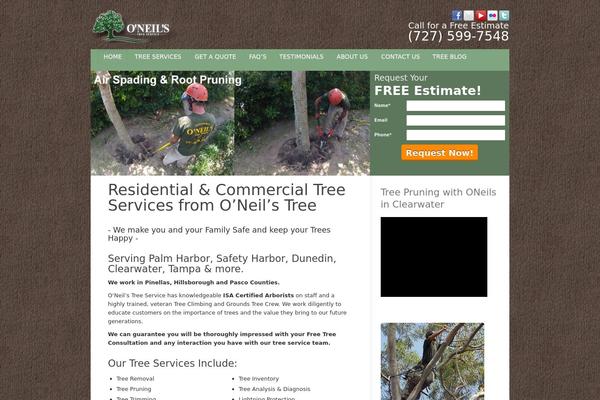 oneilstreeservice.com site used Oneilstwo