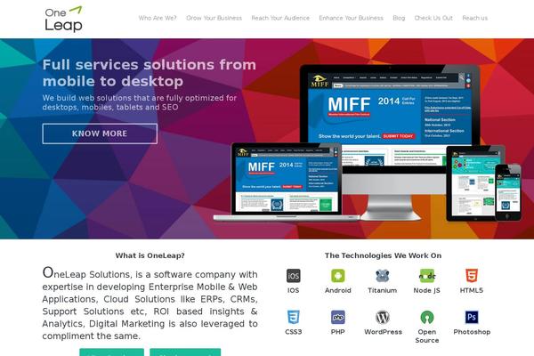 Forest theme site design template sample