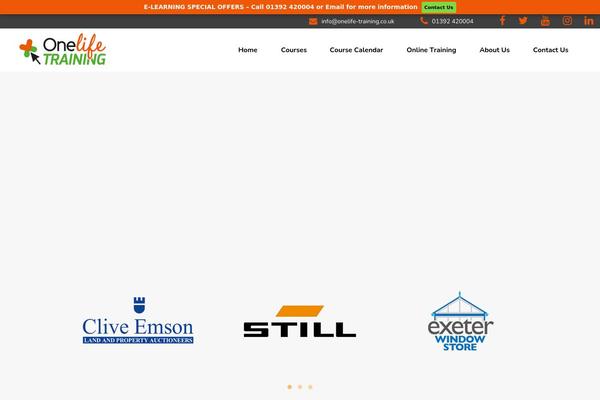Site using Qode-lms plugin