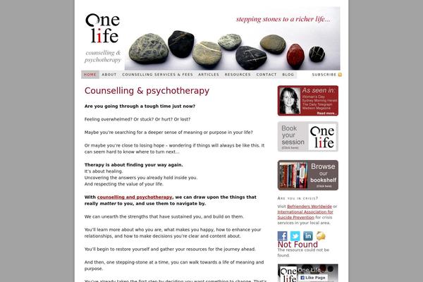 Thesis 1.8 theme site design template sample