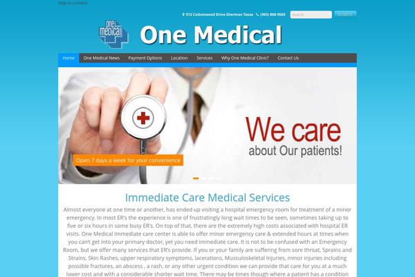 Health theme site design template sample