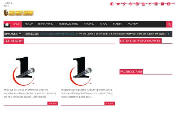 Site using Bknewsticker plugin
