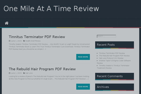 onemileatatimeblog.net site used aReview