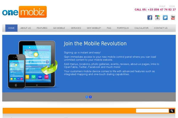 Flat Theme theme site design template sample