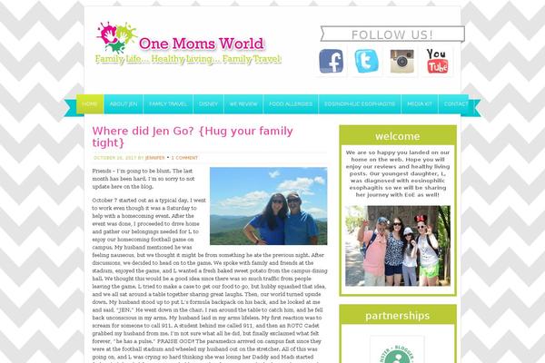 onemomsworld.com site used Modern Blogger Child Theme