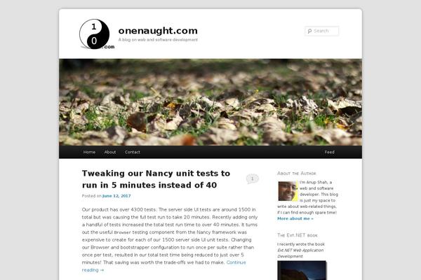 Site using Twenty Eleven Theme Extensions plugin