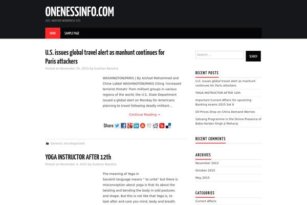 Hiero theme site design template sample