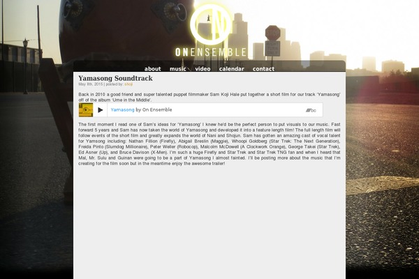 Default theme site design template sample