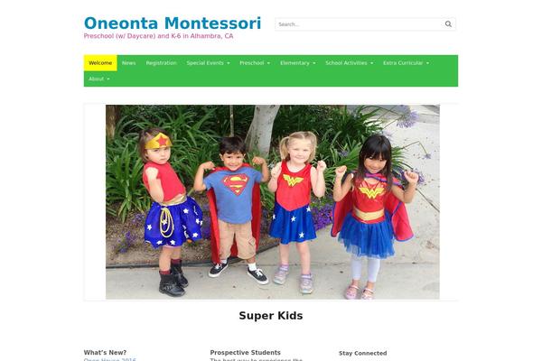 Canvas theme site design template sample