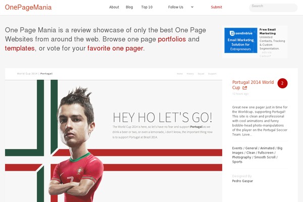 onepagemania.com site used Opm