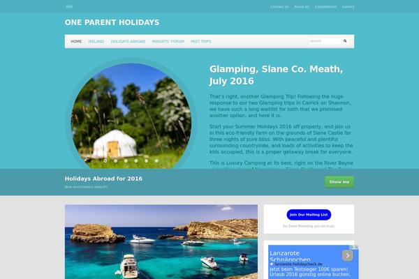 Horizon theme site design template sample