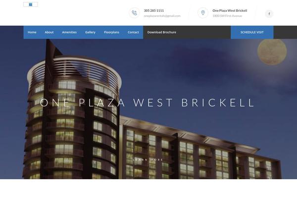 oneplazawestbrickell.com site used Homestate