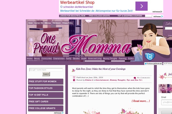 Blossom Chic theme site design template sample