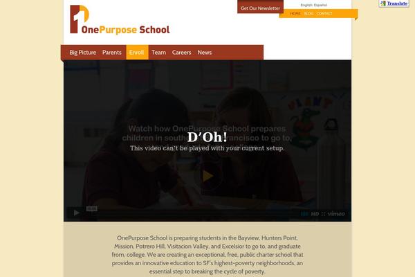 Headway theme site design template sample