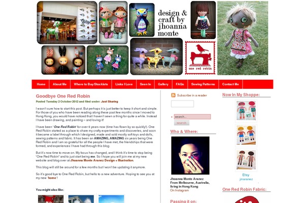 oneredrobin.com site used Identification