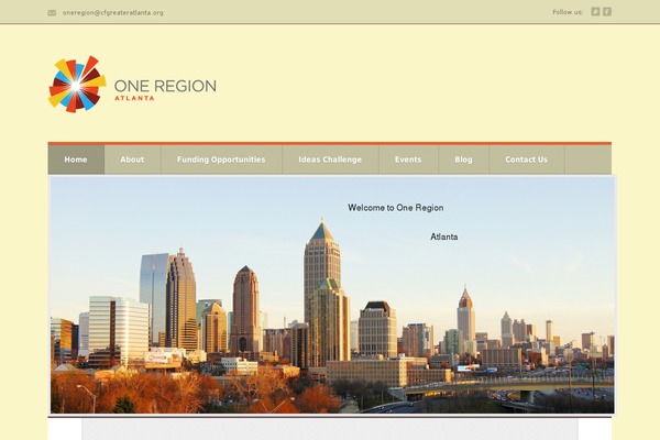 oneregionatlanta.org site used Incare