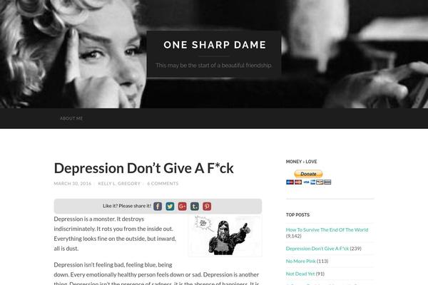 Hemingway theme site design template sample