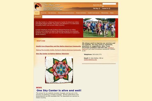 oneskycenter.org site used Dynamik
