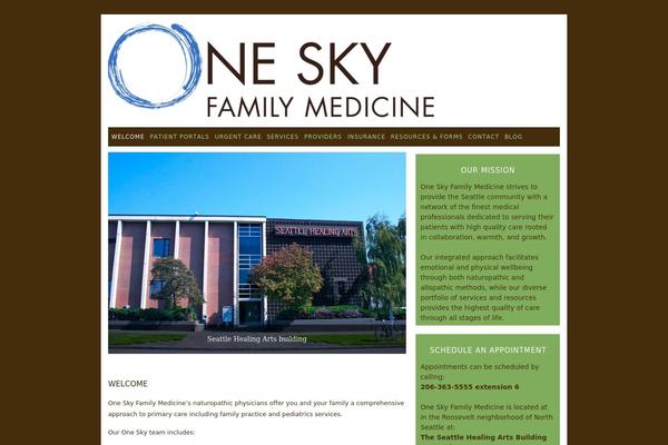 Headway theme site design template sample