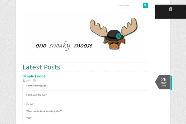onesneakymoose.com site used LeatherDiary