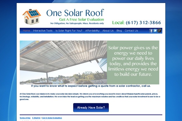 Site using Easing Slider plugin