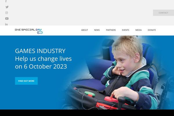Kinder theme site design template sample