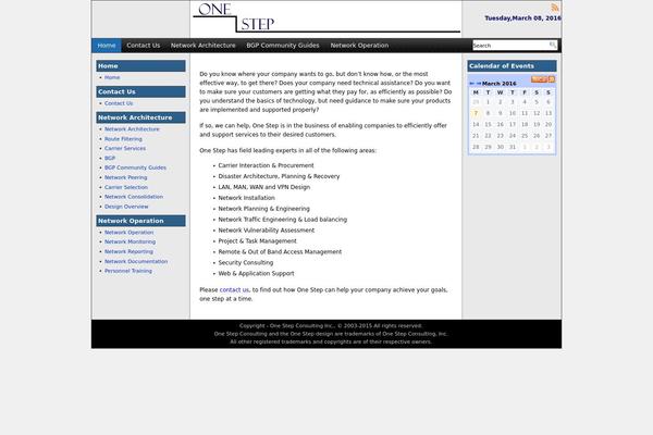 Site using FT Calendar plugin