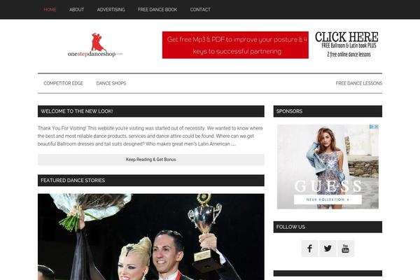 Magazine Pro theme site design template sample