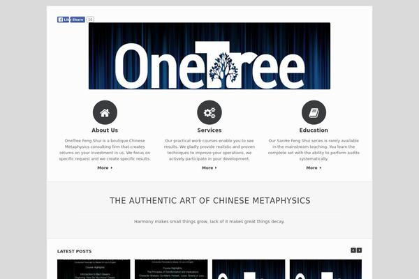 Vantage theme site design template sample