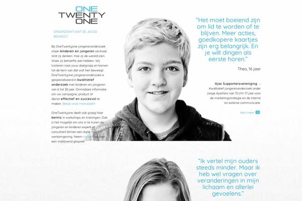 onetwentyone.nl site used Onetwentyone