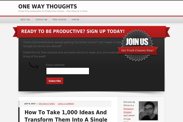 Site using Generate Box plugin
