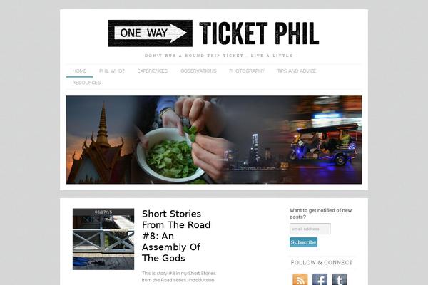 Skirmish theme site design template sample