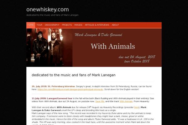 Tungsten theme site design template sample