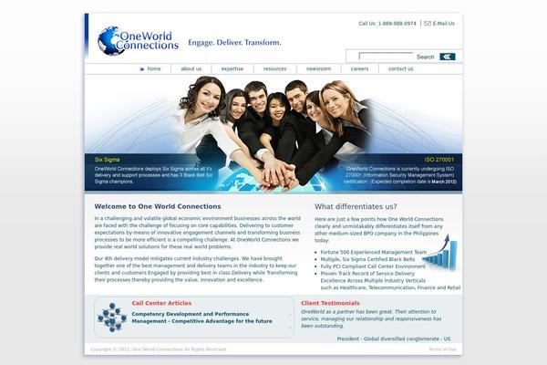 oneworldconnections.com site used Owc