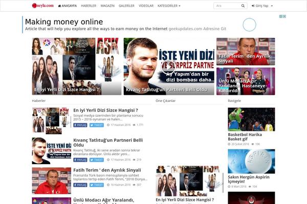 Videopress theme site design template sample