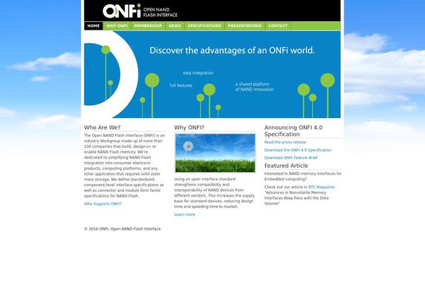 onfi.org site used Wpremix2