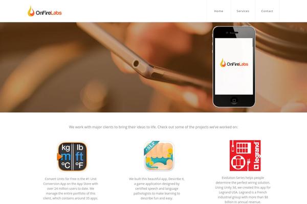 Inspira theme site design template sample