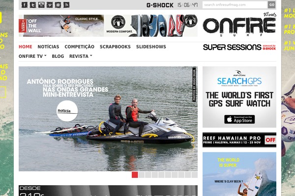 Site using Featured Video Plus plugin