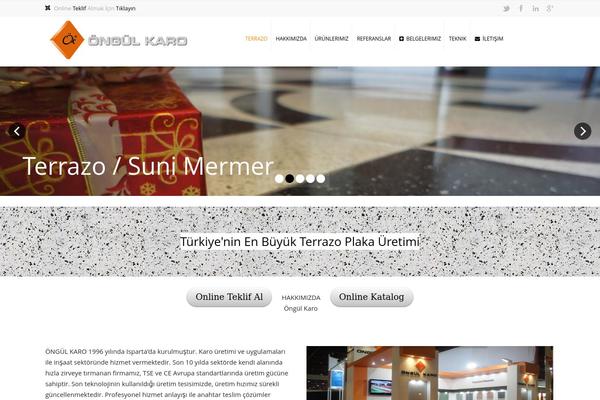 Opus theme site design template sample