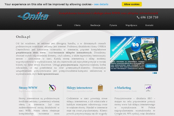 Site using Cookie Confirm plugin