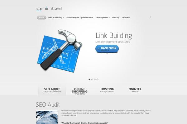 Nova theme site design template sample