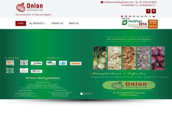 Enigma theme site design template sample