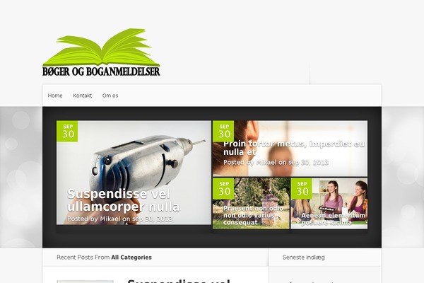 Nexus theme site design template sample