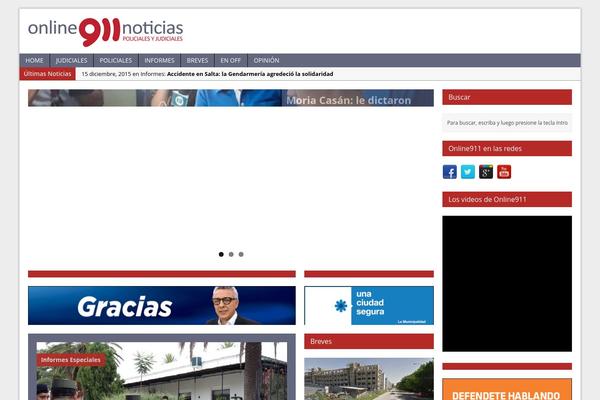 Newspaper theme site design template sample