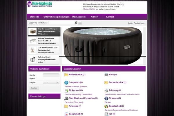 Directorypress theme site design template sample