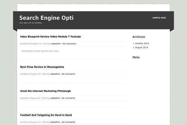 Corpo theme site design template sample