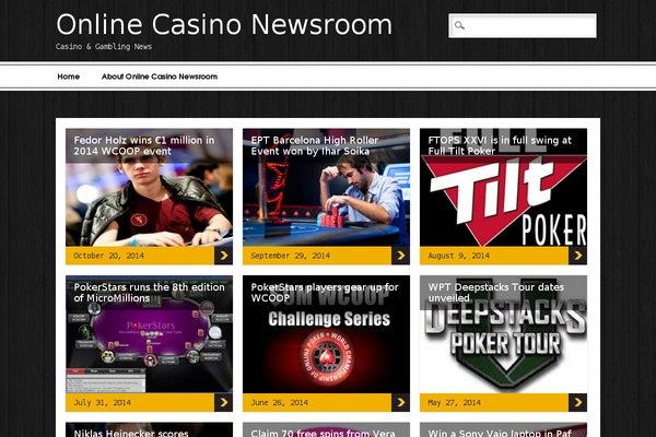 Newschannel theme site design template sample