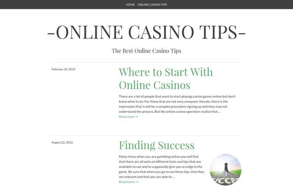 Bold Headline theme site design template sample
