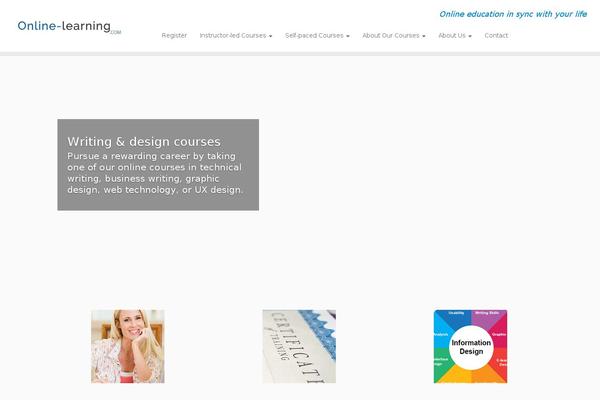 Customizr-child theme site design template sample