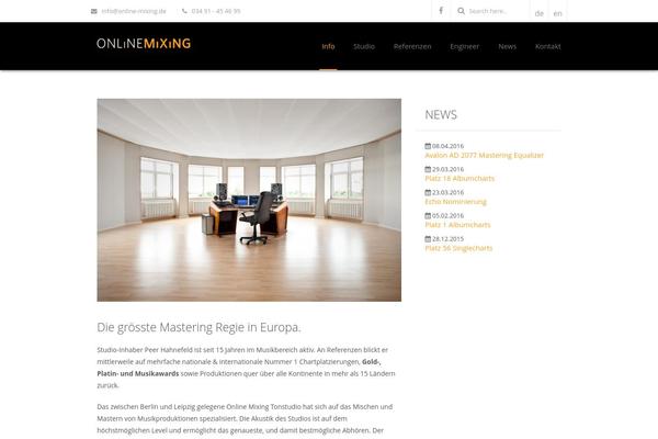 Maskitto Light theme site design template sample